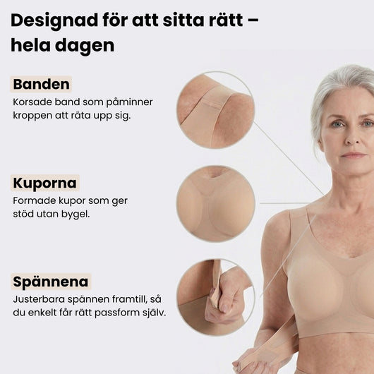 PostureBra – Slipp tänka på hållningen hela dagen
